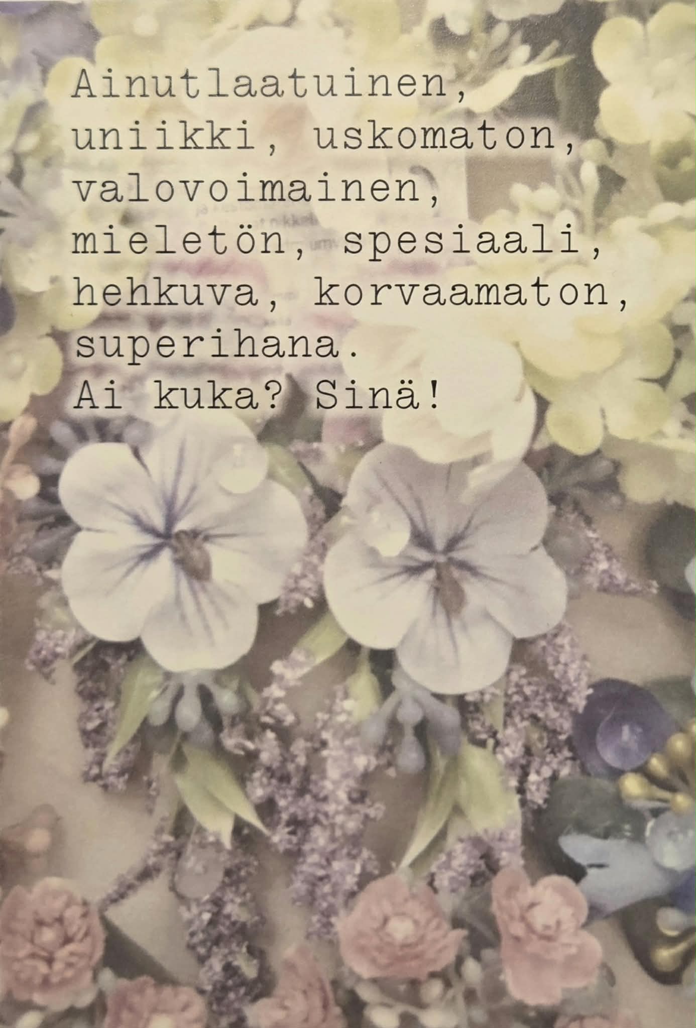 Kukkakortti 10kpl, #11